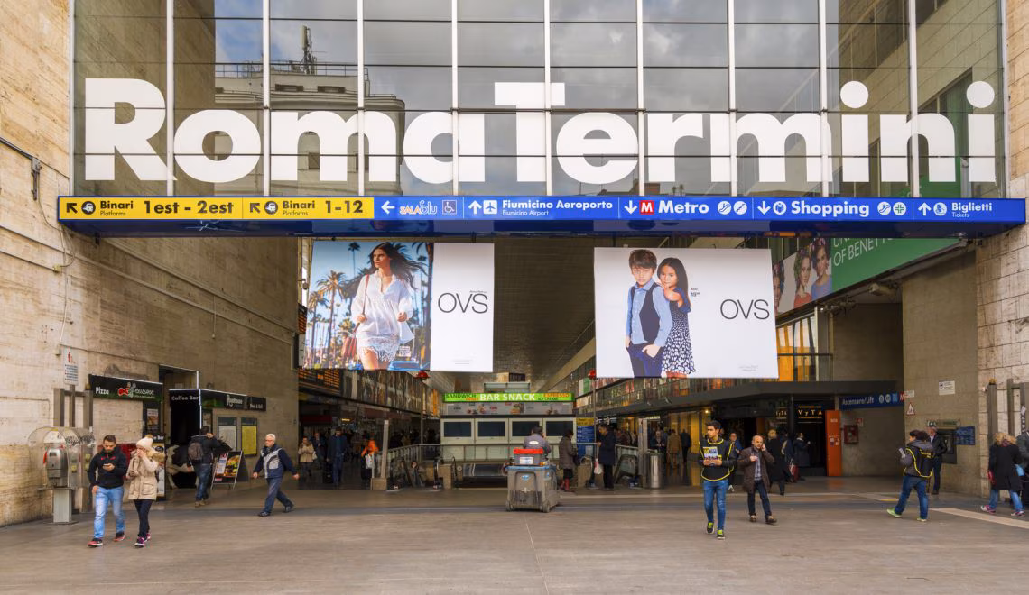 Private transfers to and from Rome Termini station